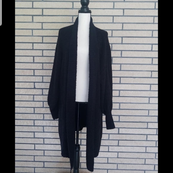 Nuggets Long Cardigan Sweater One Size - Picture 2 of 14